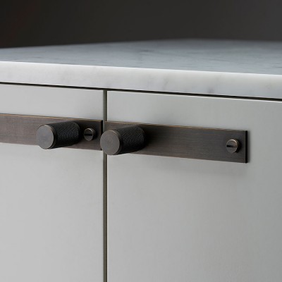 Pair of Cabinet Knobs on Backplate