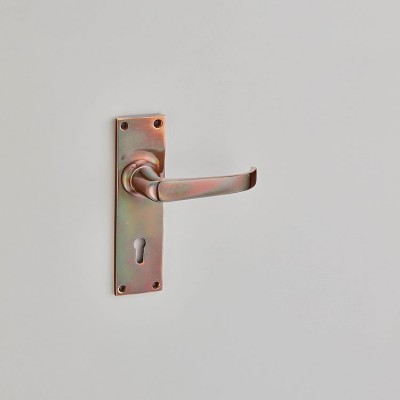 Croft 1745 Stafford Door handle on square backplate 