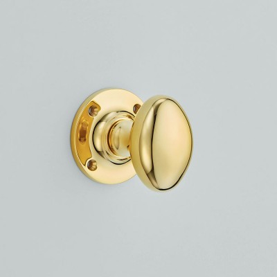 Croft 1754 Pair Oval Mortice Door Knob