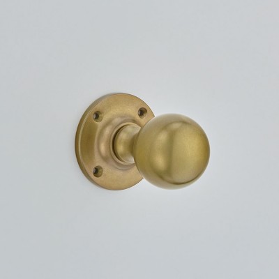 Croft 1756 Pair Round Mortice Door Knob