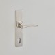 Croft 2107E Oaken Door handle on square backplate 