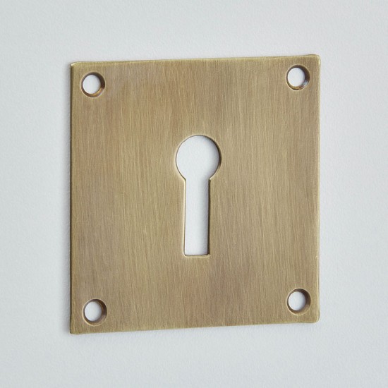 Croft 4575 50 x 50mm Square Escutcheon