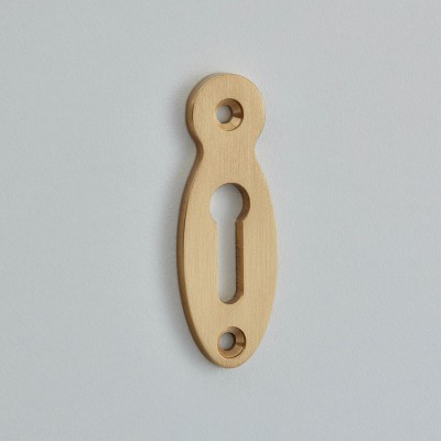 Croft 4578 54 x 19mm Open Peardrop Escutcheon 