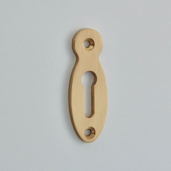 Croft 4578 54 x 19mm Open Peardrop Escutcheon 