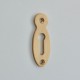 Croft 4578 54 x 19mm Open Peardrop Escutcheon 