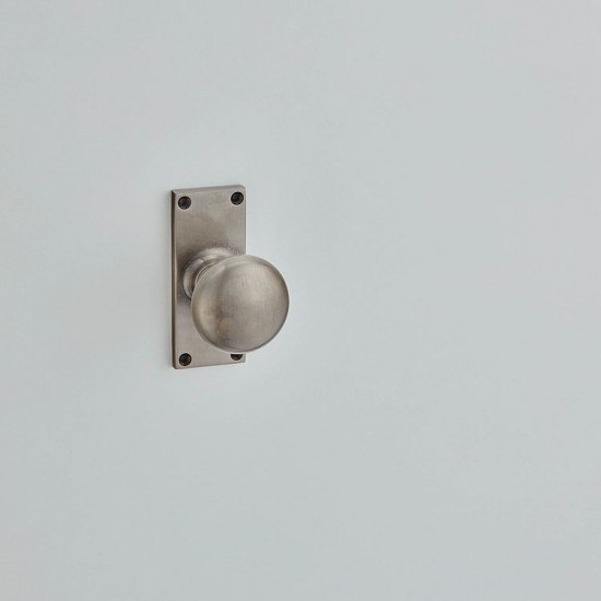 Croft 6507 Cushion Door Knob on 4" Backplate