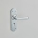 Croft 7100 Elegance Door handle on Arched Backplate 