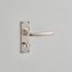 Croft 7202B Floe Door Handle on Square Backplate 