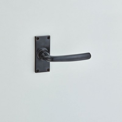 Croft 7203 Floe Door Handle on Square Backplate 