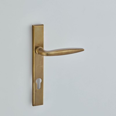 Croft 7292E Maine Door Handle on Square Backplate 