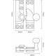 Croft 1025 Straight Arm Sash Window Fastener