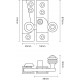 Croft 1035L Reeded Knob Sash Window Fastener - Locking