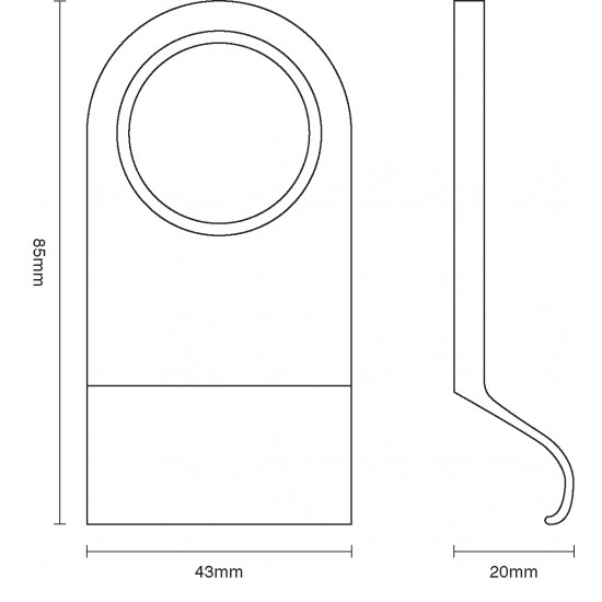 Croft 1763 Plain Cylinder Pull