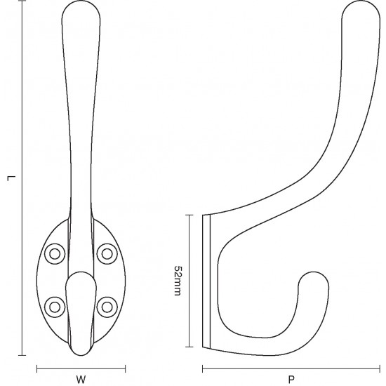 Croft 1775 Hat & Coat Hook