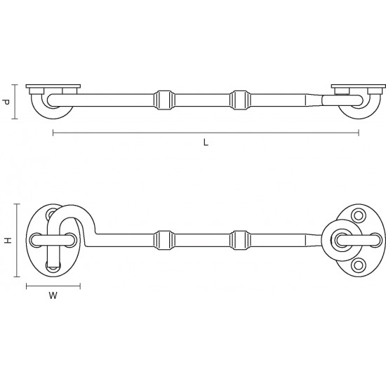 Croft 1785 Cabin Hook