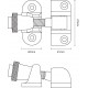 Croft 1826L Lockable Brighton Sash Window Fastener