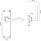 Croft 2095L Sheringham Door handle on Square Backplate 