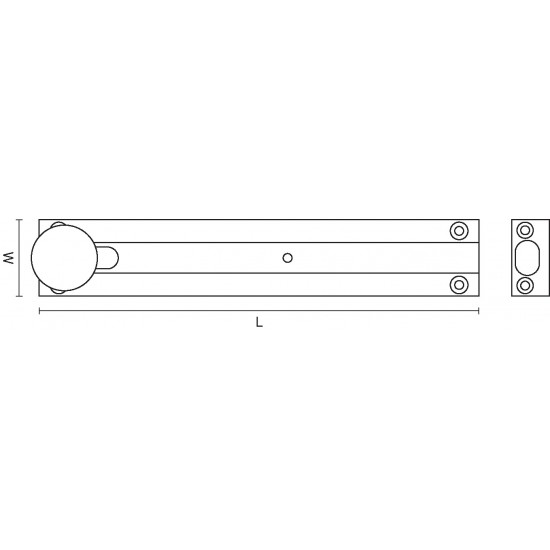 Croft 6381 Knob Slide Action Bolt