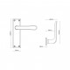 Croft 7310L Garde Door Handle on Square Backplate 