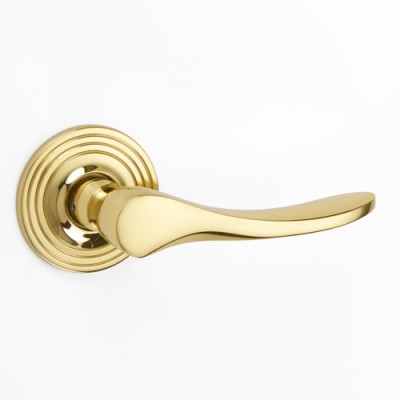 Traditional Lever Handles on a Rose