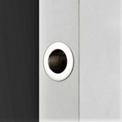 Round Sliding Door Finger Edge Pull 