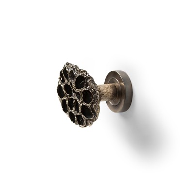 PullCast Earth Collection - Comb EA1049 Door Mortice Knob on a Rose