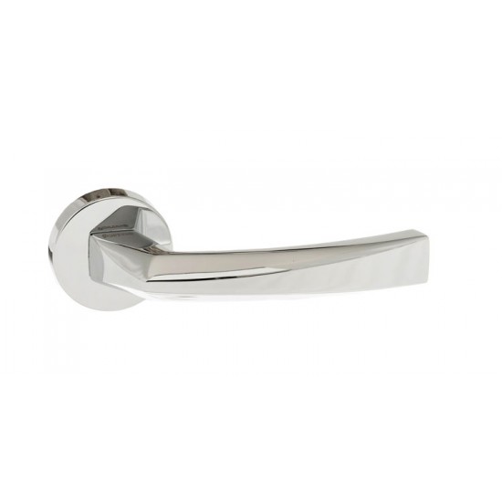 Atlantic UK Forme Crystal FMR268 Door Handle on a Round Minimal Rose