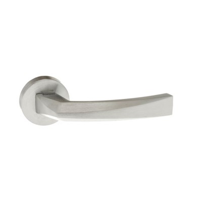 Atlantic UK Forme Crystal FMR268 Door Handle on a Round Minimal Rose