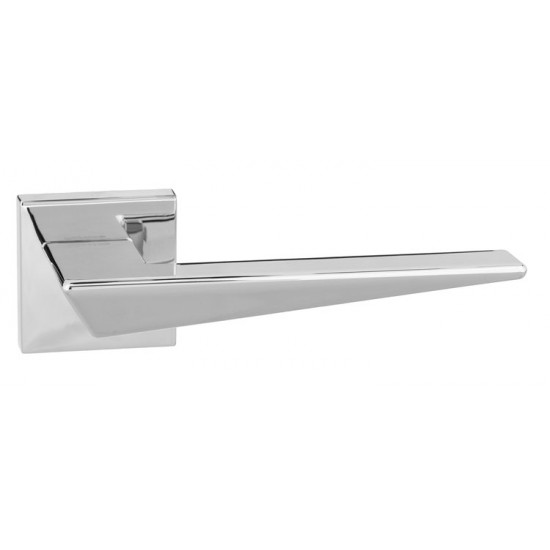 Atlantic UK Forme Naxos FMS215 Door Handle on a Square Minimal Rose