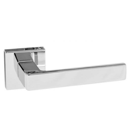 Atlantic UK Forme Asti FMS254 Door Handle on a Square Minimal Rose