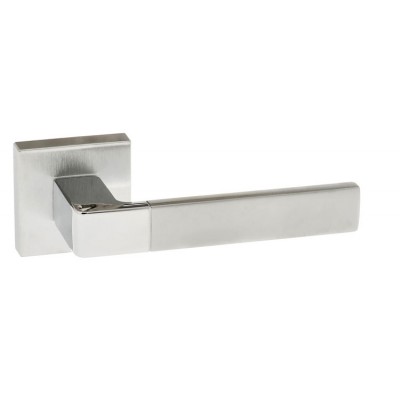 Atlantic UK Forme Asti FMS254 Door Handle on a Square Minimal Rose