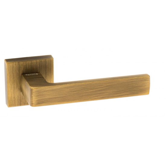 Atlantic UK Forme Asti FMS254 Door Handle on a Square Minimal Rose