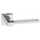 Atlantic UK Forme Ginevra FMS430 Door Handle on a Square Minimal Rose