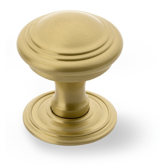 British Made Door Knob on Round Rose