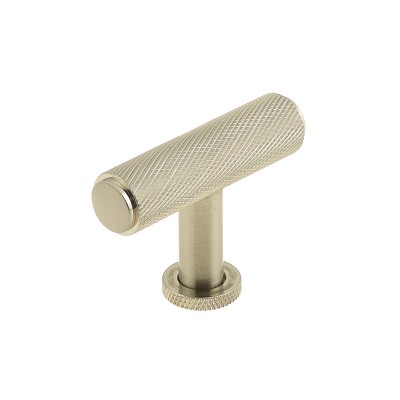 Knurled T Bar Industrial Kitchen Cabinet Handle