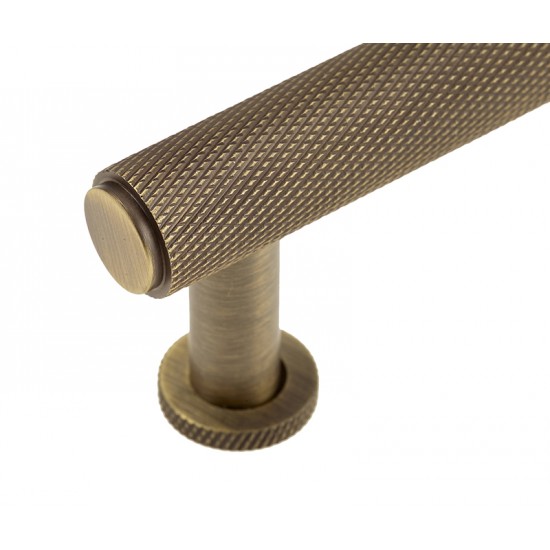 Knurled T Bar Industrial Kitchen Cabinet Handle