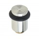 Floor Mounted Round Doorstop Reeded Design