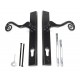 From the Anvil Monkey Tail Slimline Sprung Lever Espag. Lock Set