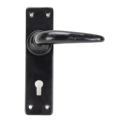 From the Anvil Smooth Lever Handle in Black