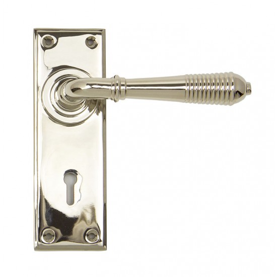 From the Anvil Reeded Lever Lock Set