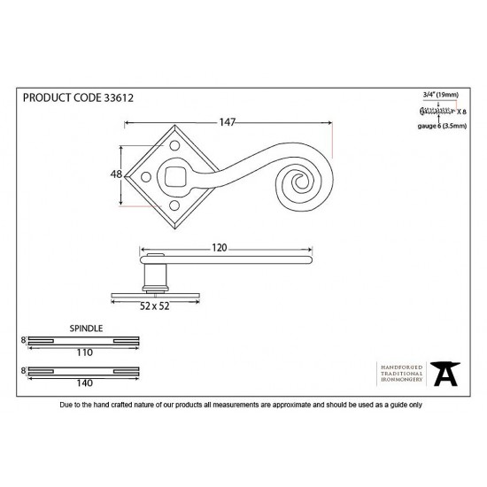 From the Anvil Monkey on a Diamond Rosette Set (Unsprung)