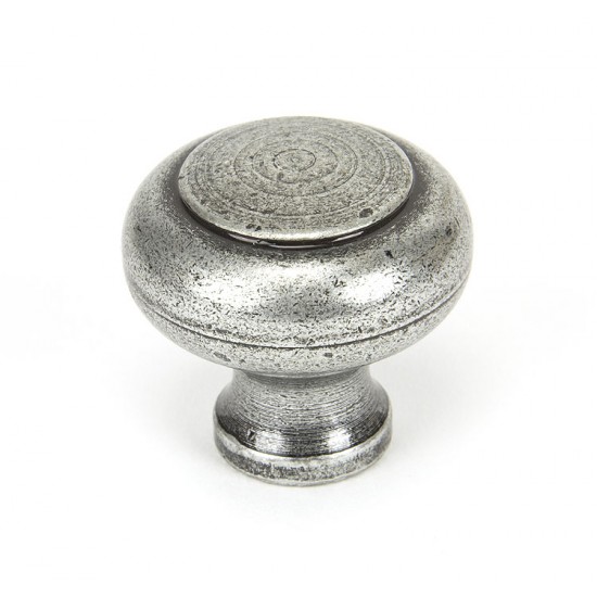 From the Anvil Regency Cupboard Knob in Pewter