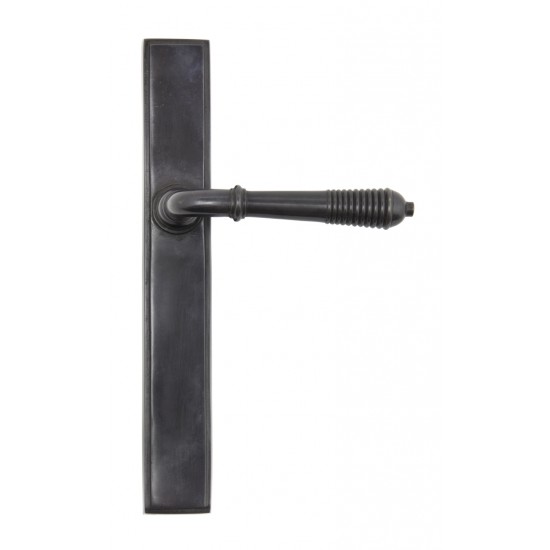 From the Anvil Reeded Slimline Sprung Lever Latch Set