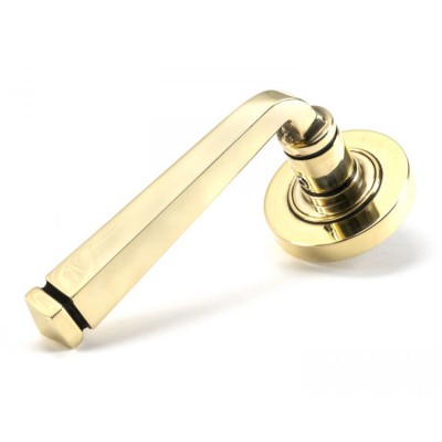 From the Anvil Avon Round Lever on Rose Set (Plain) - Sprung