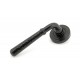 From the Anvil Hammered Newbury on Rose - Black (Un-Sprung)