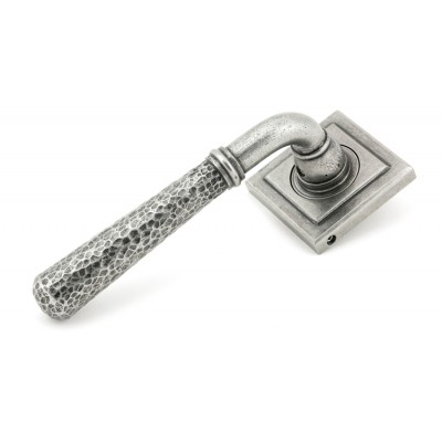 From the Anvil Hammered Newbury on Square Rose - Pewter (Sprung)