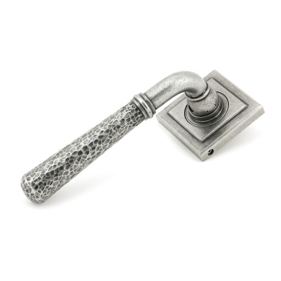 From the Anvil Hammered Newbury on Square Rose - Pewter (Sprung)