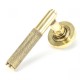 From the Anvil Aged Brass Brompton Lever on Rose (Un-Sprung)