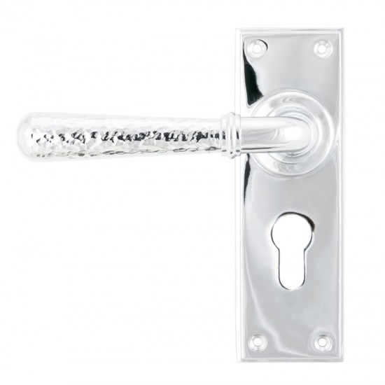 From the Anvil Hammered Newbury Lever Euro Lock Set