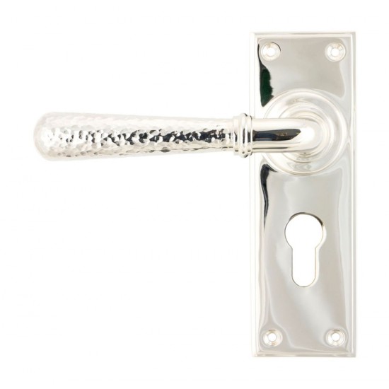 From the Anvil Hammered Newbury Lever Euro Lock Set